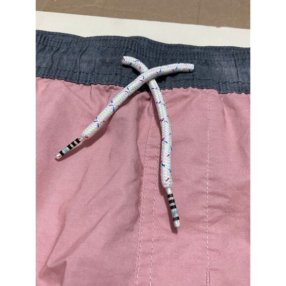 Original Use Board Shorts Mens X-Large Unlined Elastic Waist Pink Gray - Picture 3 of 7